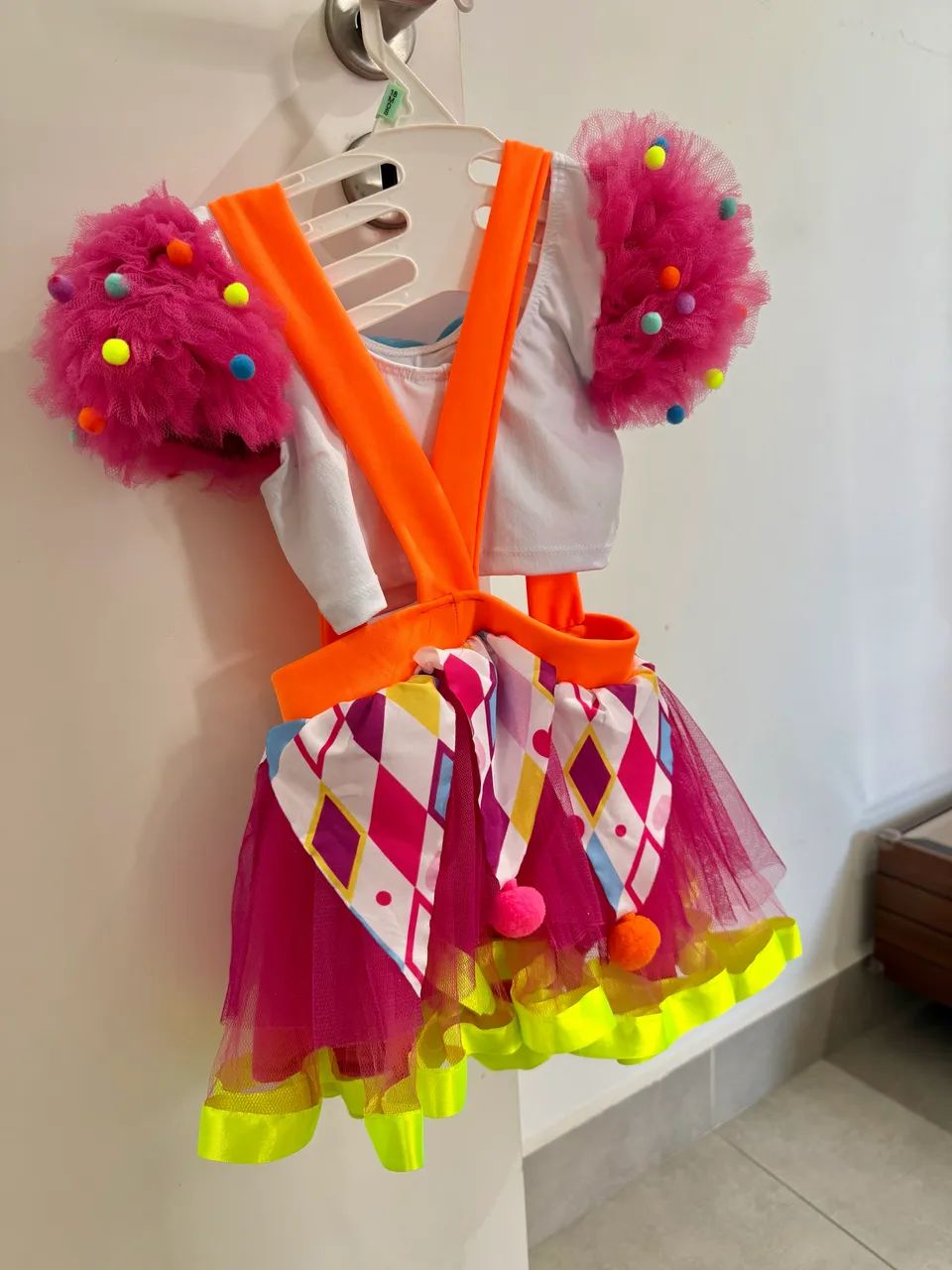 Fantasia Palhacinha Infantil 2 anos  - Foto 2