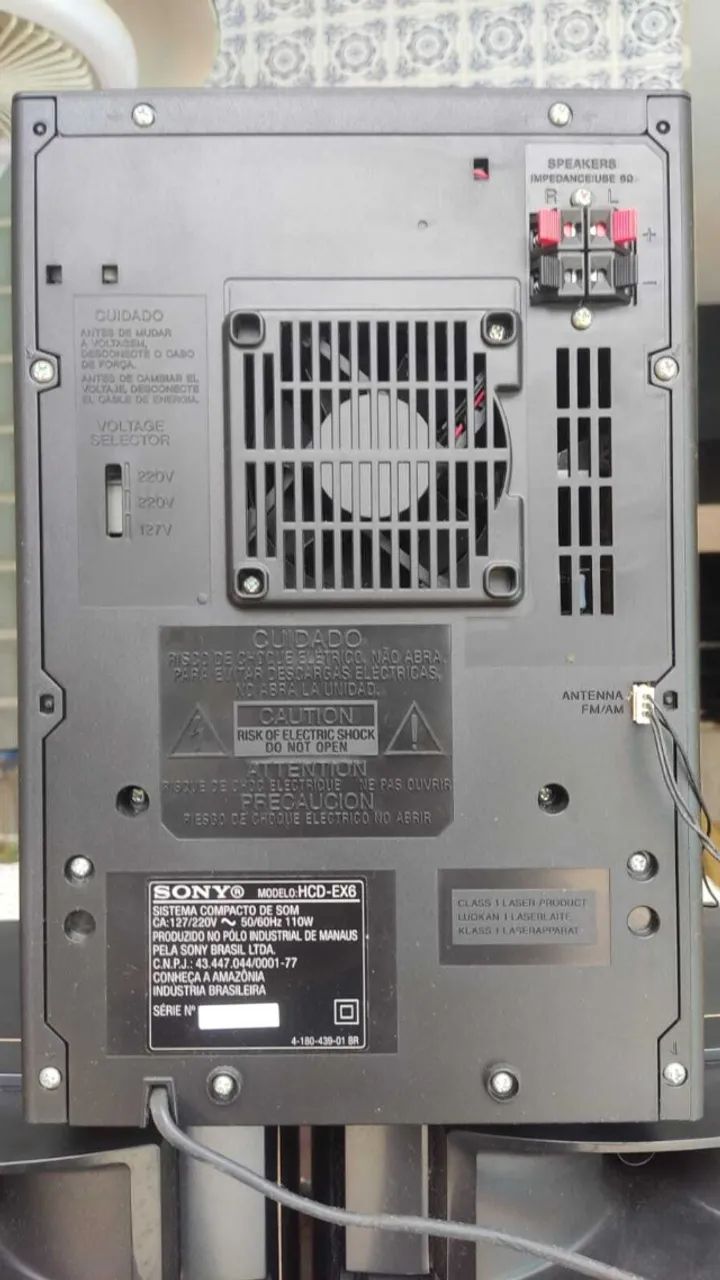SOM MULTIPLAYER SONY GENESY MODELO HCD-EX6 - Foto 3