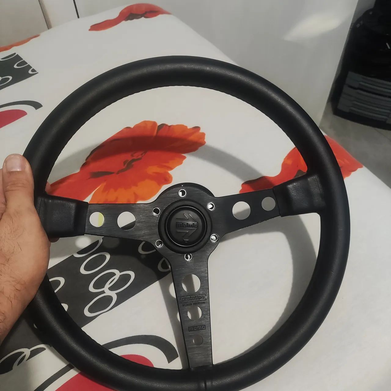 Volante para carro couro - Foto 2