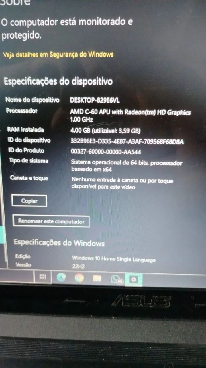 NOTEBOOK ASUS USADO PROMOÇÃO  - Foto 4