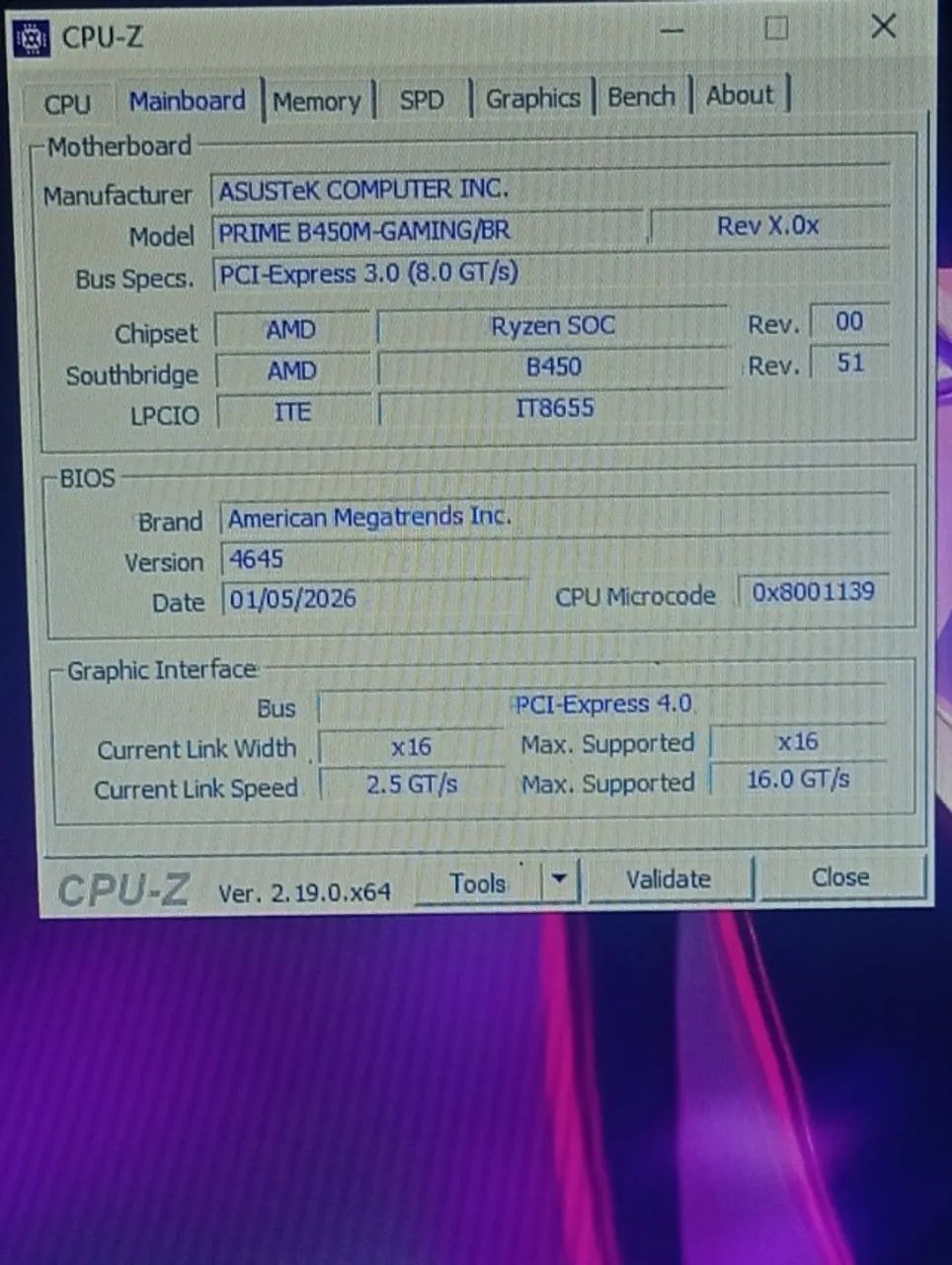 Kit Placa Mãe B450M Prime Gaming + Ryzen 5 1500X - Foto 2