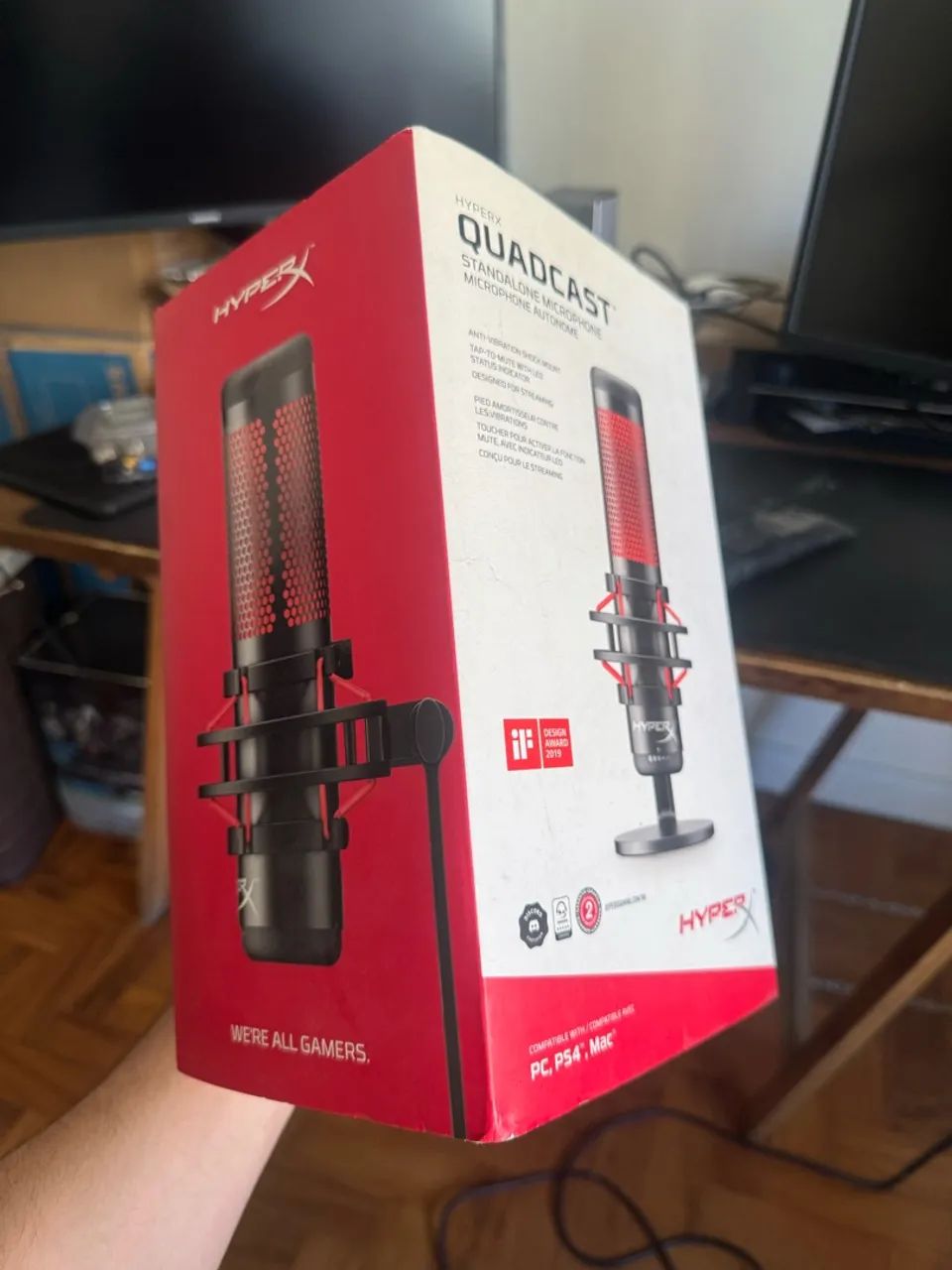Hyperx Quadcast Microfone - Foto 3