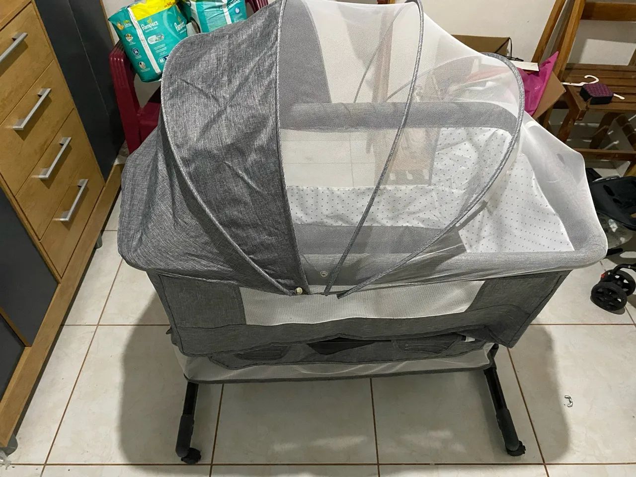 Vendo berço Moisés  usado  SEM O COLCAO - Foto 5