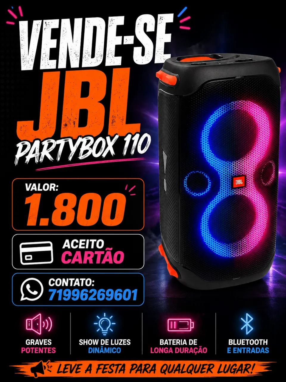 VENDO JBL PARTY 110