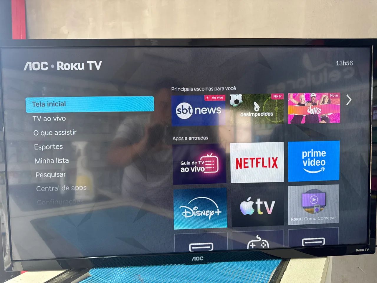 Tv AOC Roku TV smart 32 polegadas  - Foto 2