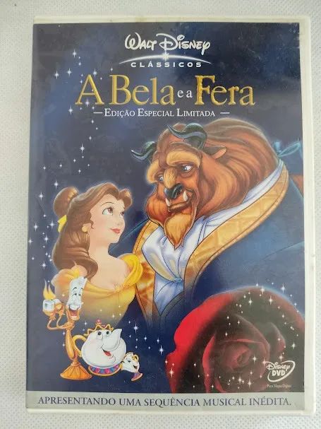 DVD - A Bela e a Fera - Disney Edição Especial Limitada - Cd Duplo 