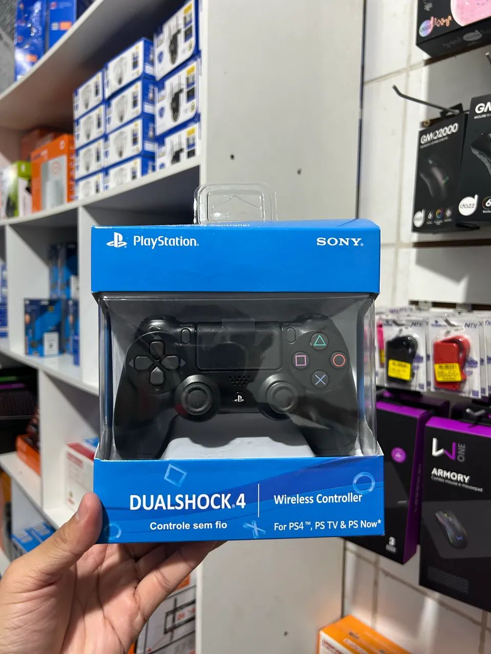 Controle de PS4 sem fio 