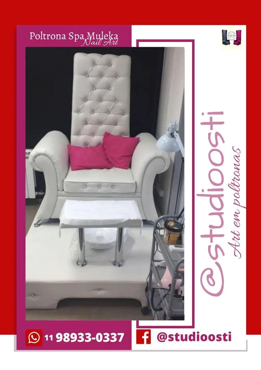 Poltrona Nail Design Salão de Beleza - Foto 5