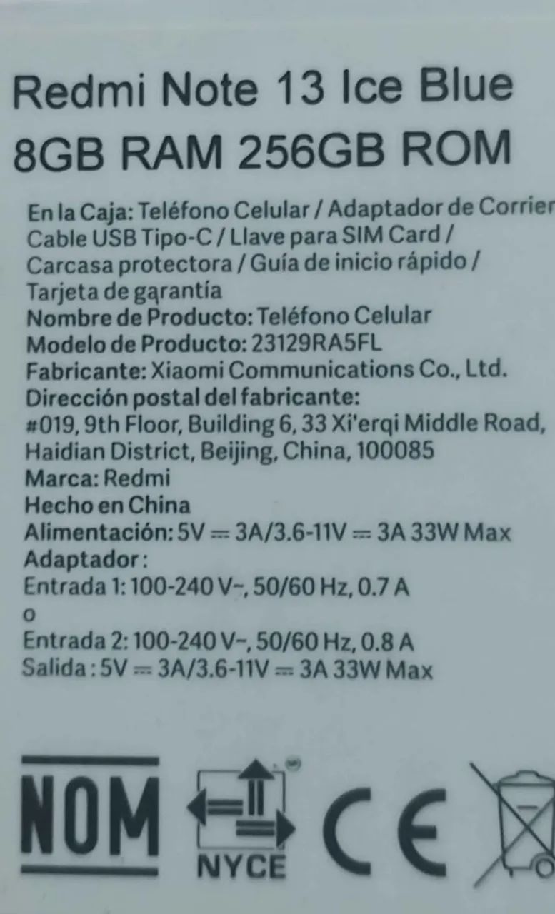 Redmi note 13 256gb 8 ram Ice blue com caixa - Foto 5