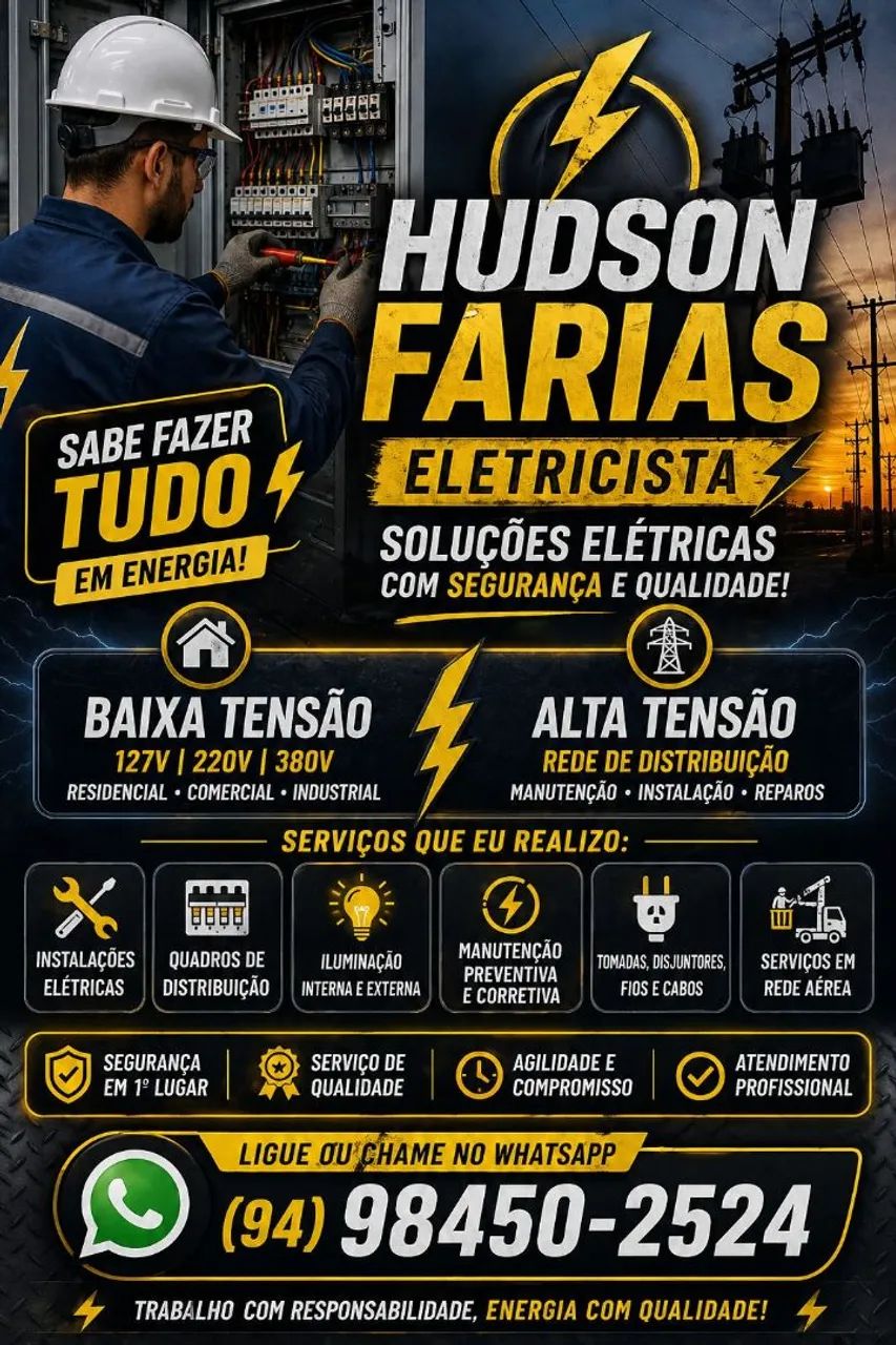 Eletricista disponível 