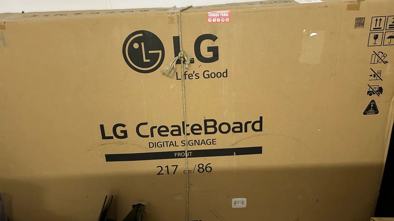 Lousa digital LG CreateBoard UHD 4K 86TR3DK