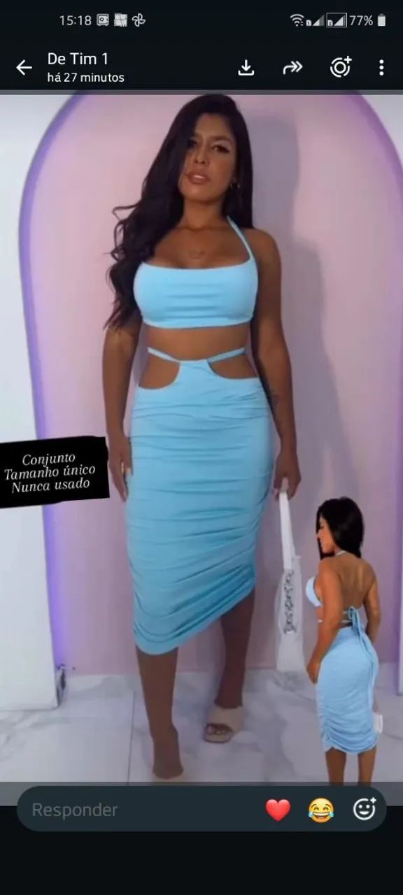 Conjunto novo.
