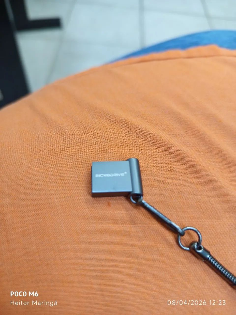 Mini pen drive de metal 32gb - Foto 4