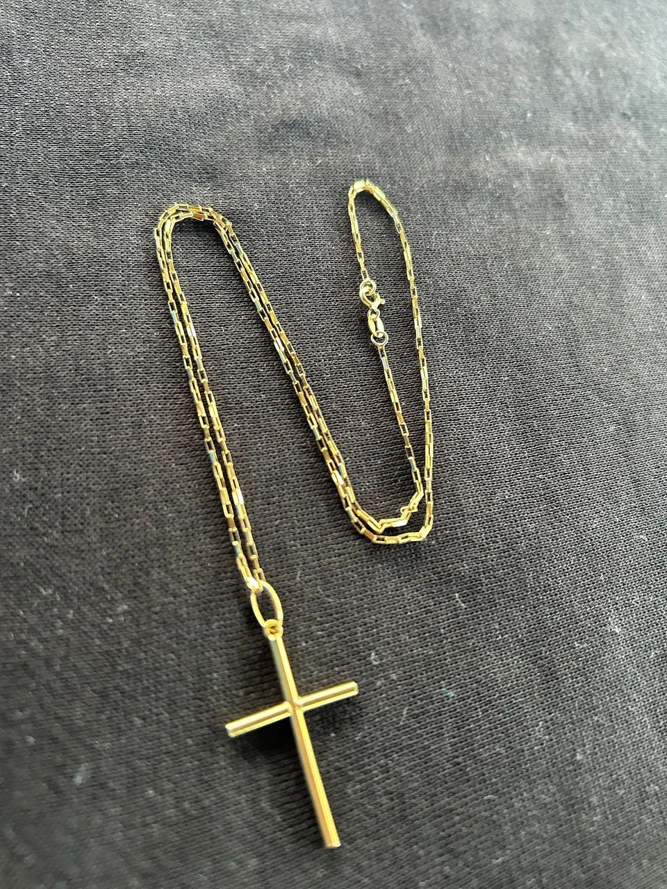 Cordão e pingente ouro 18k 50cm  - Foto 2