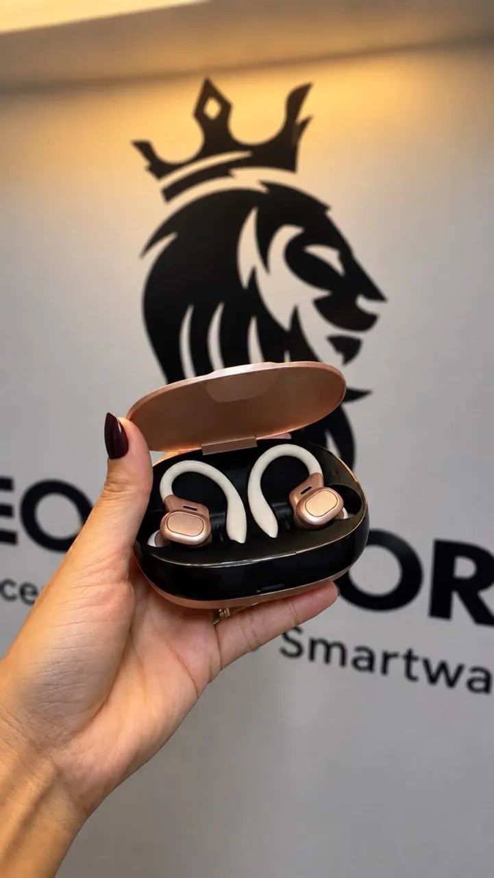 Fone Bluetooth com condução óssea 