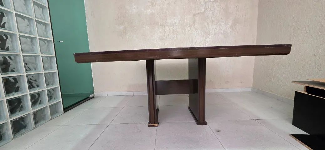 Mesa de jantar quadrada + 6 cadeiras - Foto 2