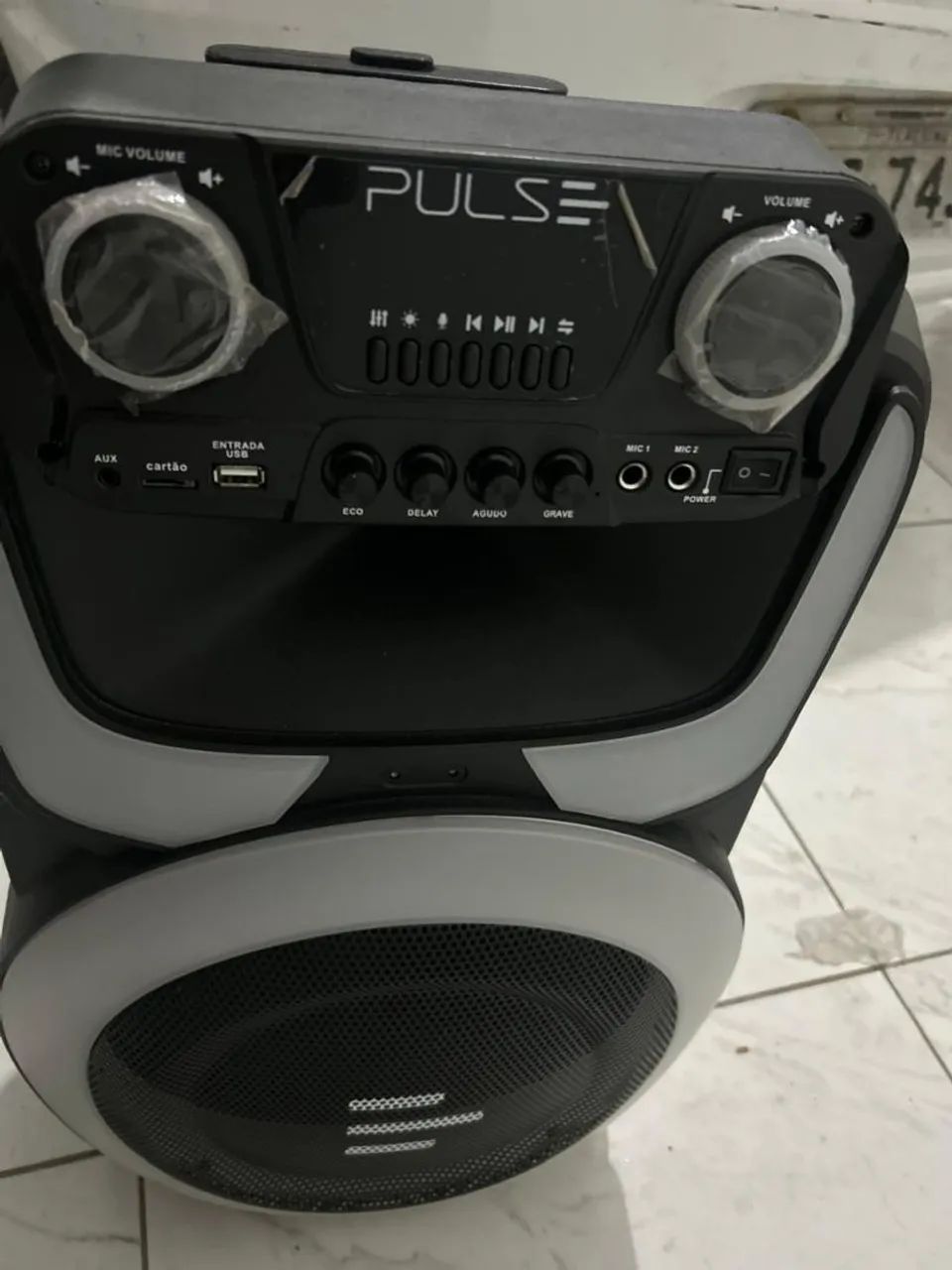 Caixa de Som Pulse Burst 2 750W RMS 12POL BT/AUX/USB - SP408 - Foto 2