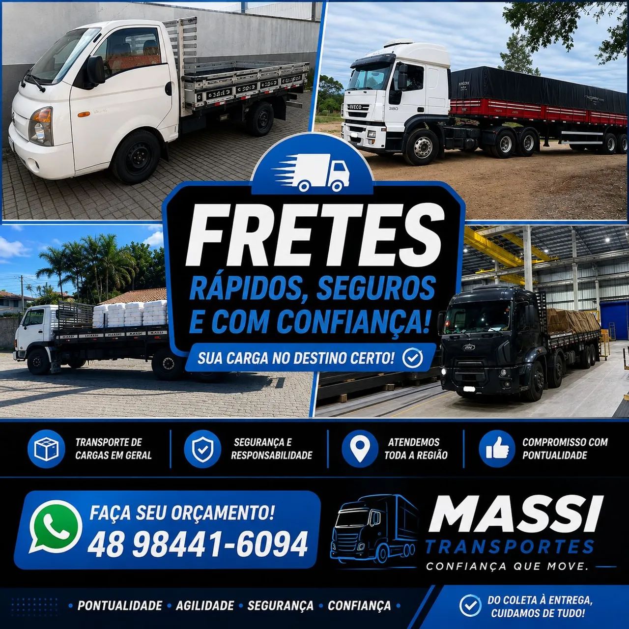 Fretes transportes para todo Brasil 130
