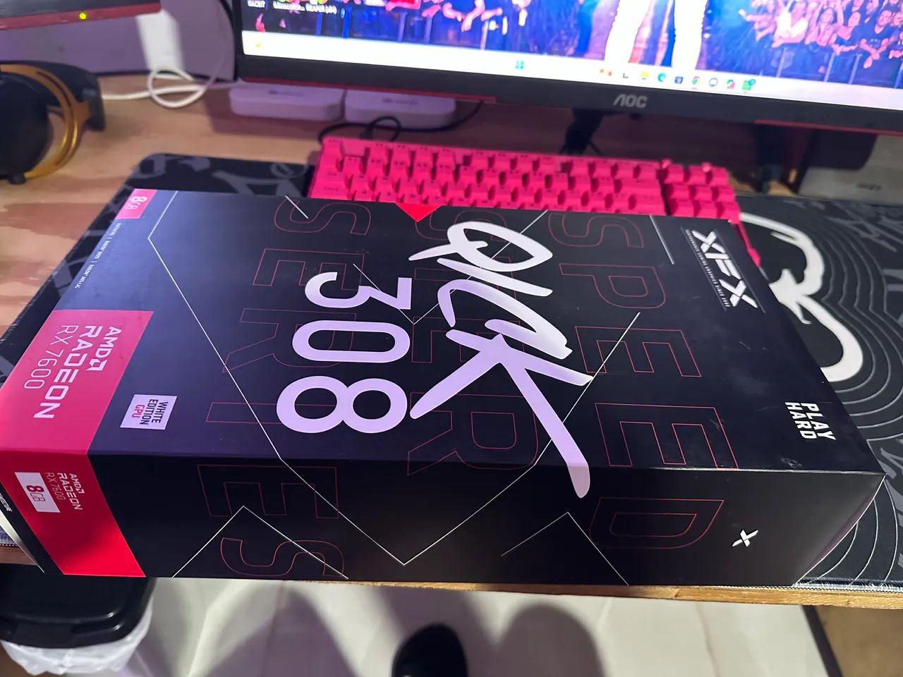 XFX Radeon RX 7600 Graphics Card, 8 GB