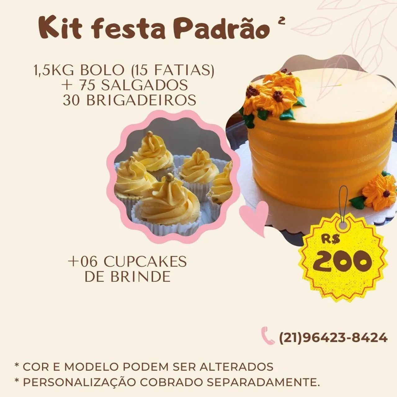 Kits Festa Completos a partir de R$ 90 - Bolo, Doces e Salgados! - Foto 3