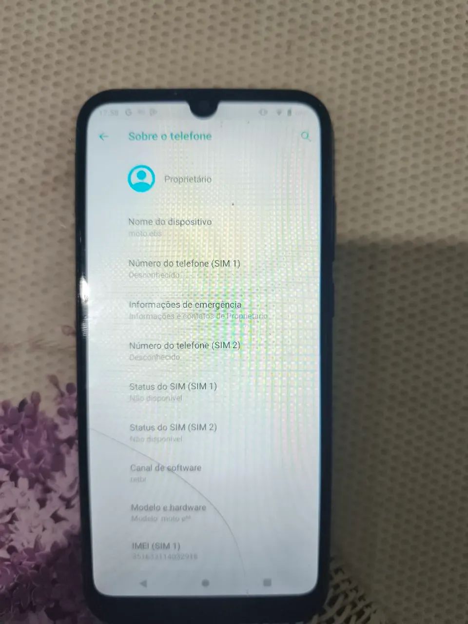 Motorola e6s