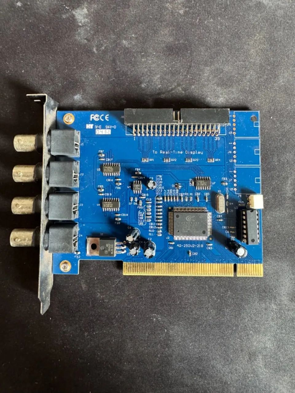 Placa de Captura de Vídeo PCI para CFTV (DVR de câmeras analógicas).