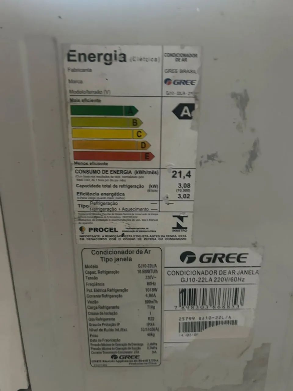 Ar condicionado 10500 BTUS - Foto 3