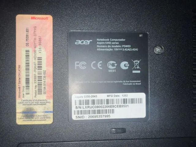 notebook acer - Foto 2