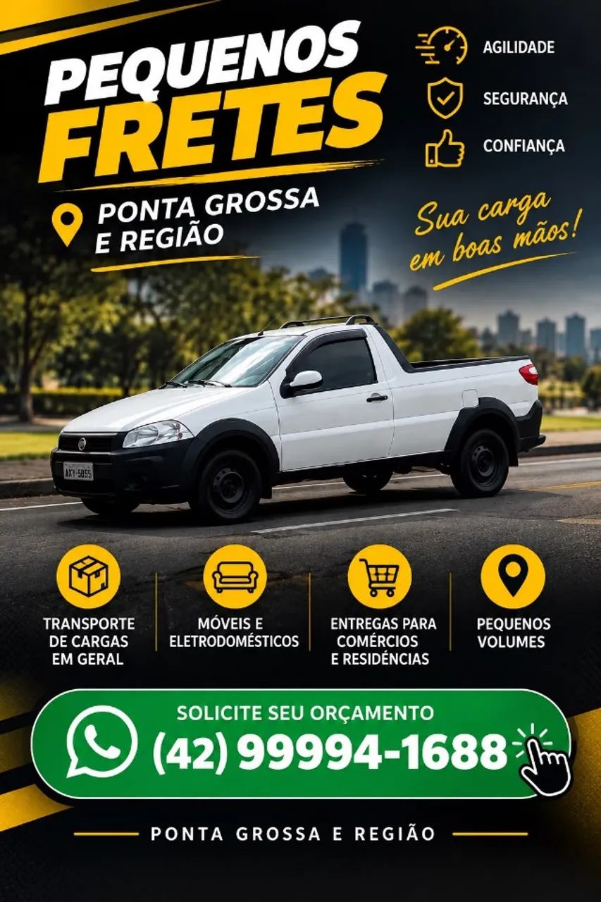 Pequenos Fretes Rápidos - SP, PR e SC