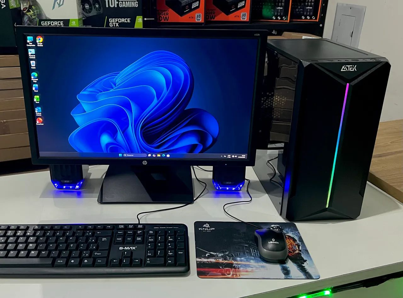 Computador completo Intel core I3 com monitor HP full HD - Foto 2