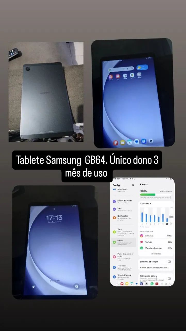 VENDE-SE TABLETE TELA 8 POLEGADAS SEMI NOVO 