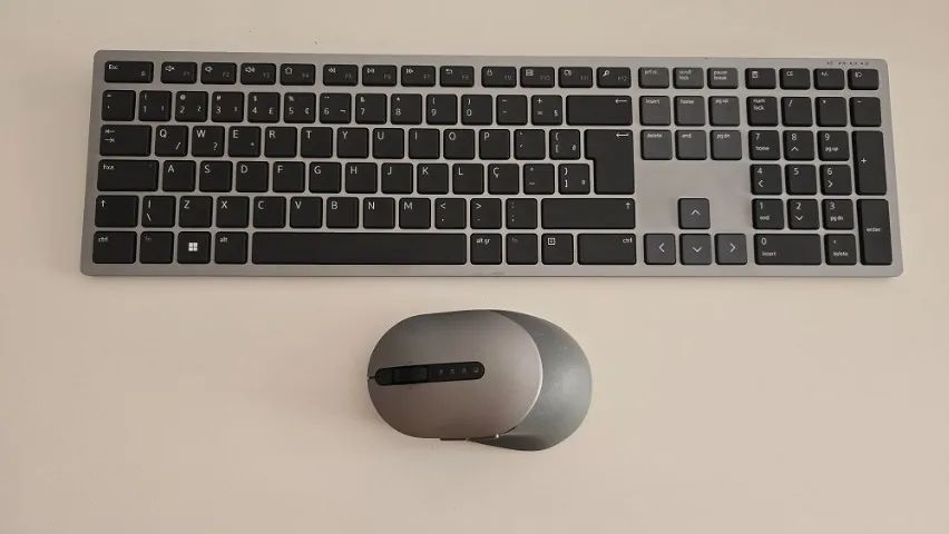 Teclado e Mouse Sem Fio Dell Pro Plus KM7321W, Bluetooth 5.0, 12 teclas programáveis - Foto 5