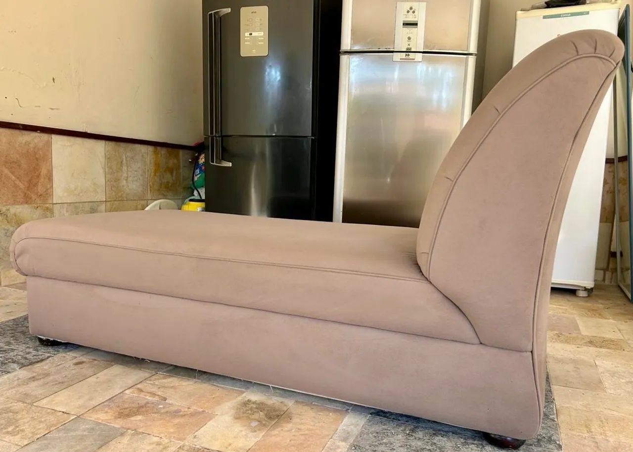 Chaise em suede - Foto 3