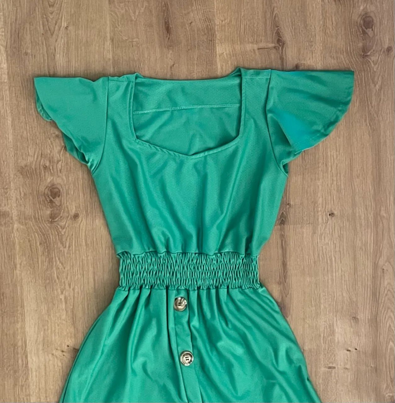 Vestido longo tam P verde  - Foto 3