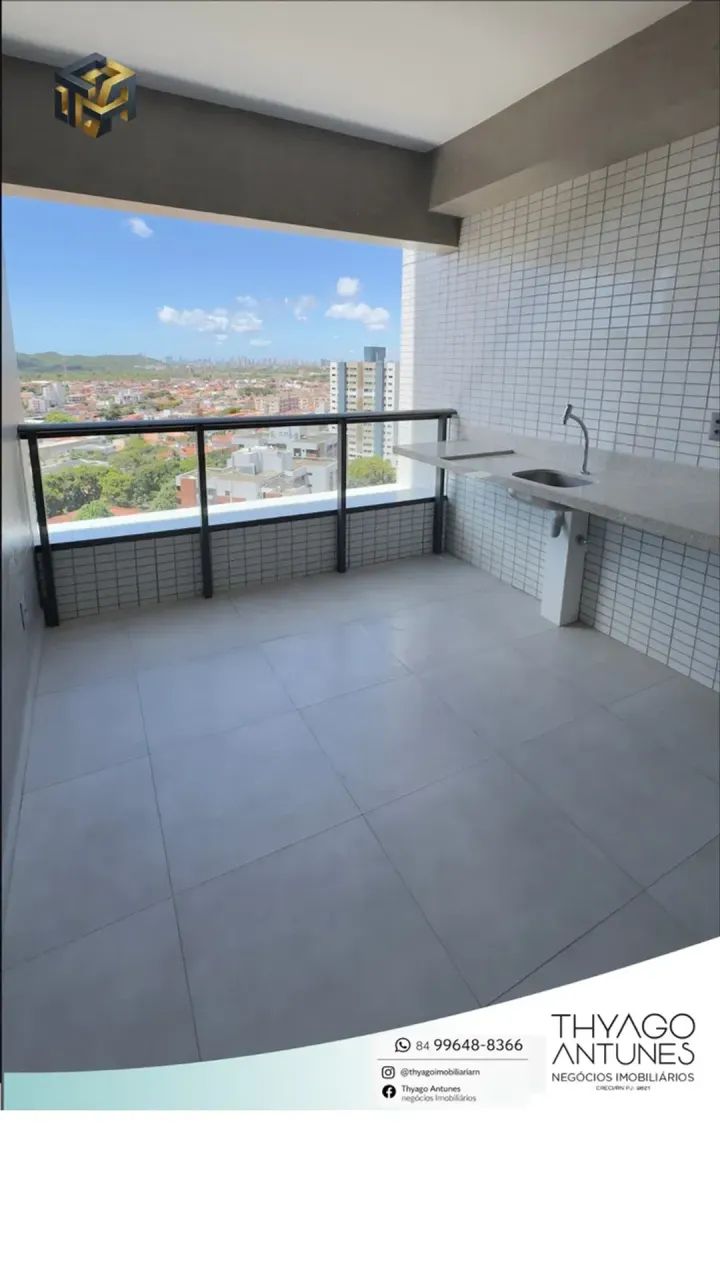 Apartamento em Lagoa Nova, novo, 3 suites com 110m2 - Foto 2