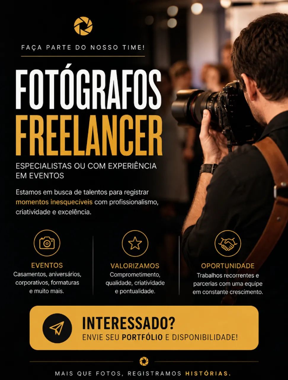 Fotógrafo Freelance de Eventos