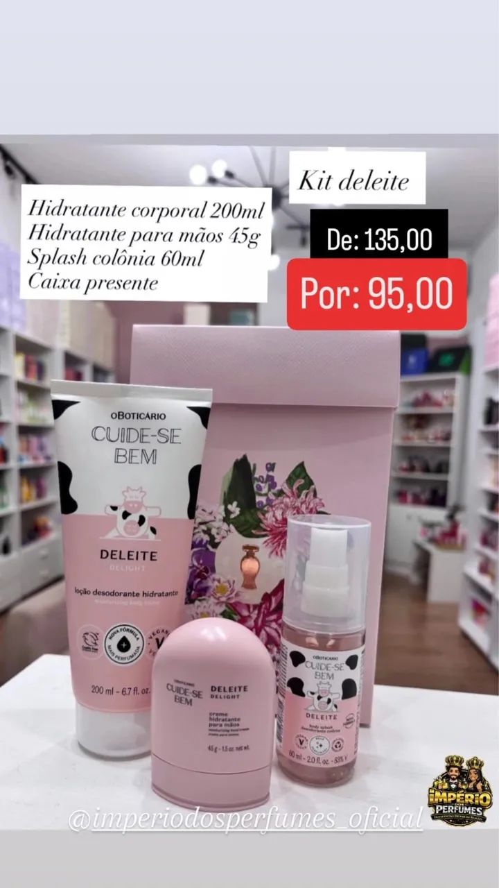 Kit dia Dos namorados O Boticário 