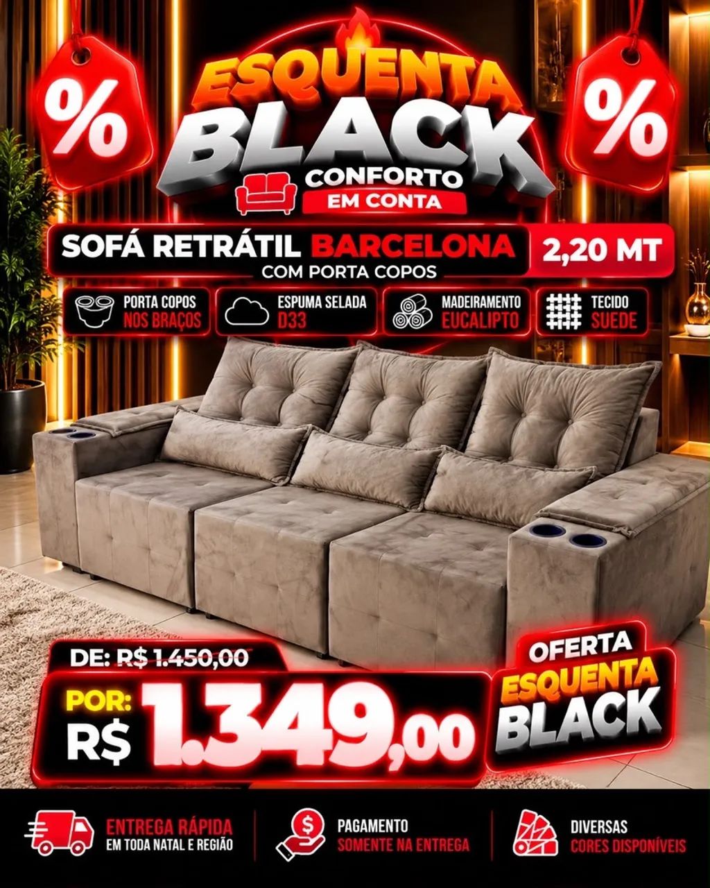 Sofás novos 