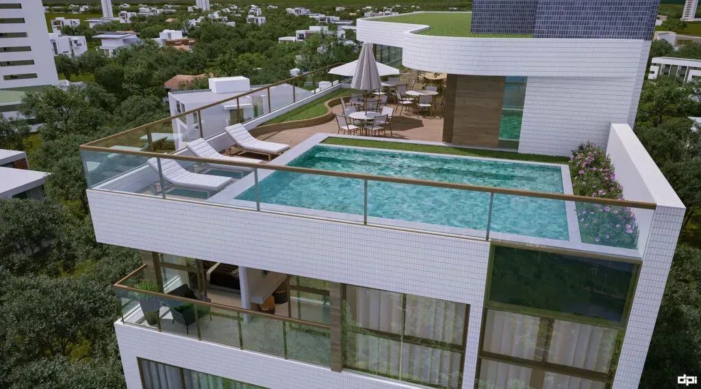 EM-Edf.Terraço Beira Rio , 32m² até 38m², 1 quarto - Madalena. - Foto 8