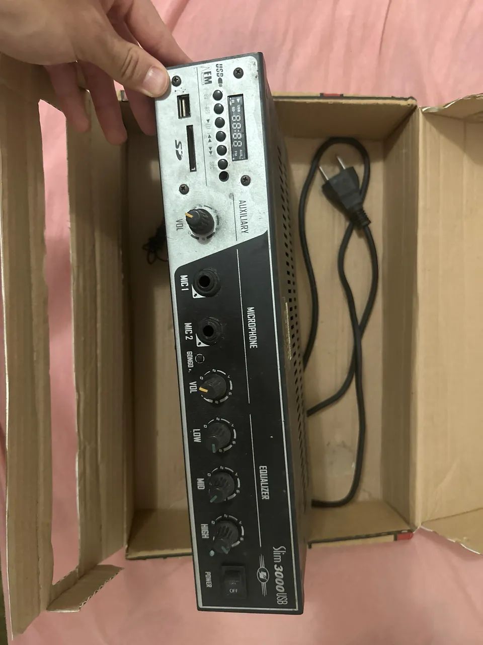 Amplificador Frahm Slim 3000 USB - Foto 4