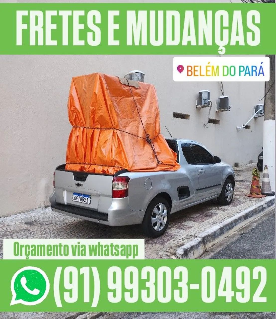 ## FRETE RÁPIDO ## Frete, mudança e reboque de moto 