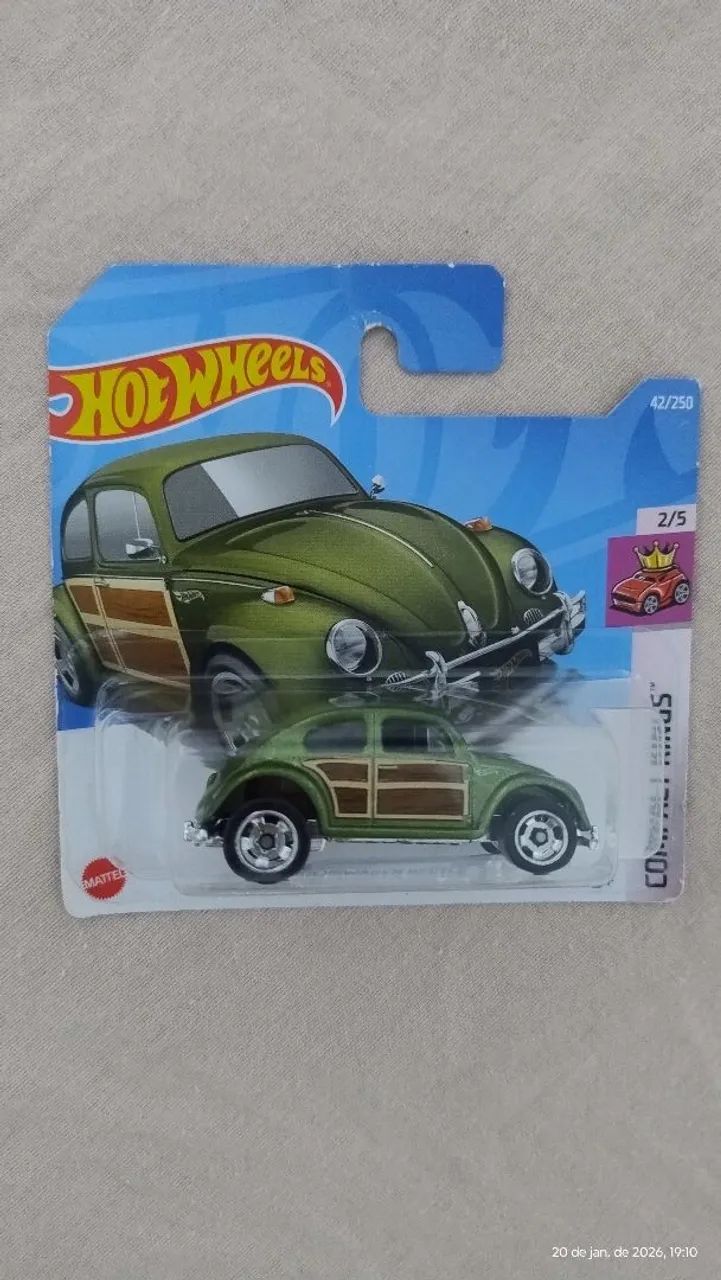 Três Fuscas Hotwheels na caixa - Foto 3