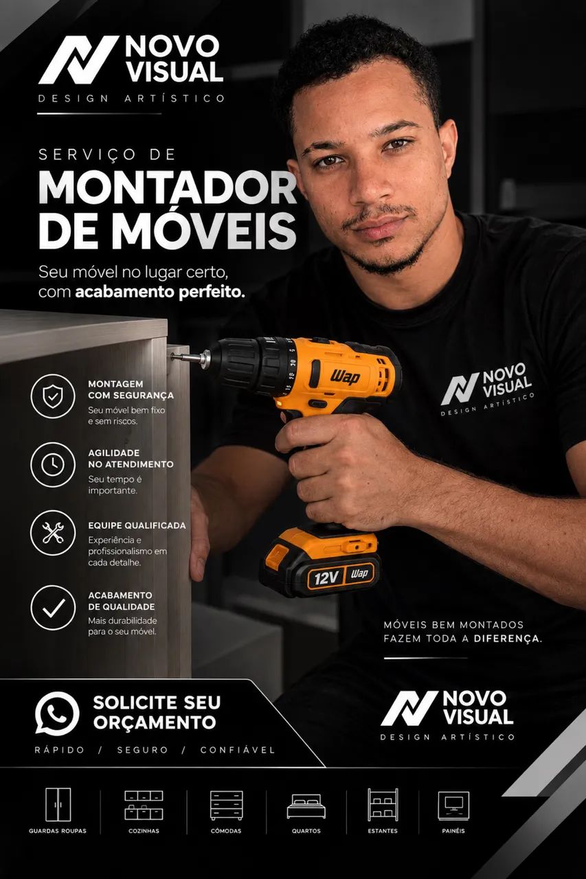 Montador de móveis montagem  - Foto 2