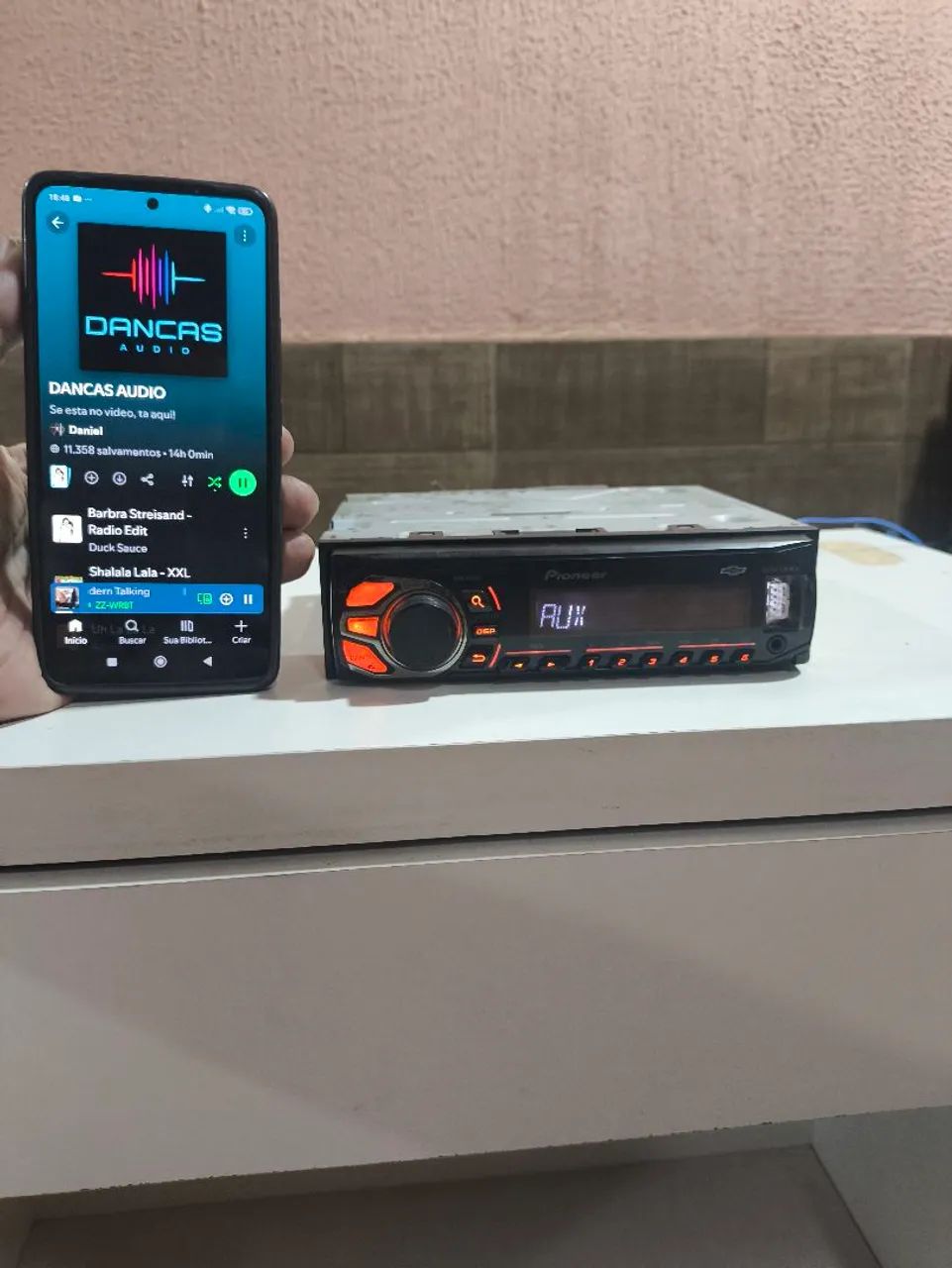 Pioneer mvh 168ui com Bluetooth 
