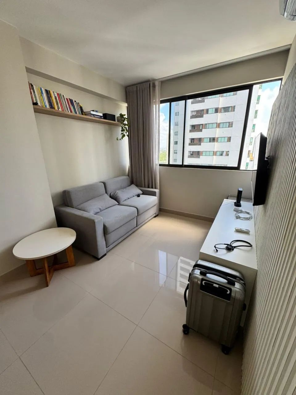 Flat mobiliado andar alto excelente  - Foto 3