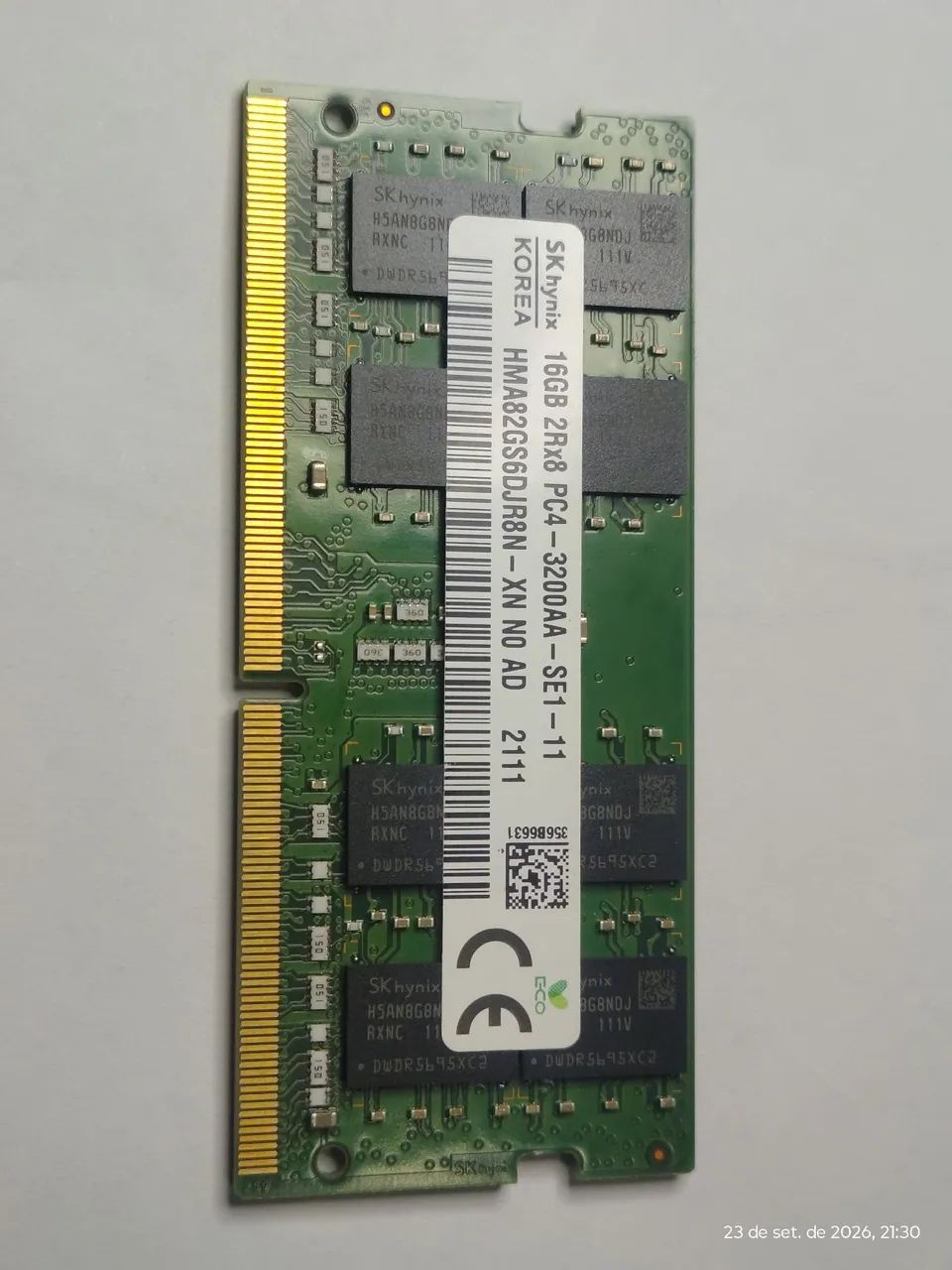 Memória notebook DDR4 16Gb 3200Mhz - Foto 4
