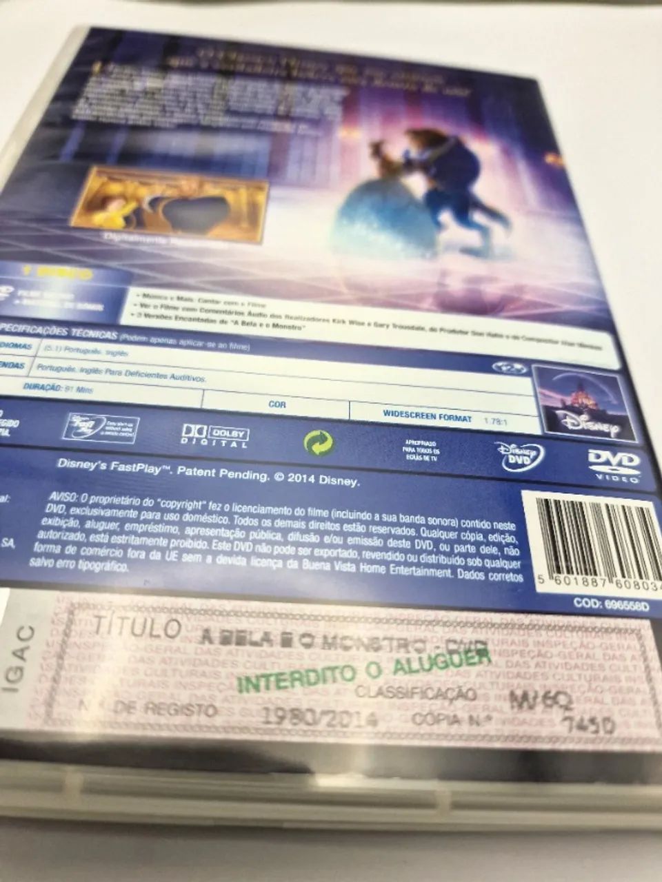 Dvd A Bela E A Fera Importado - Foto 3
