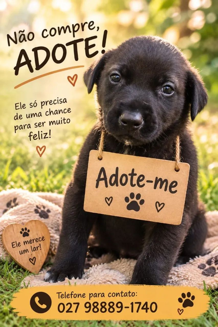 Adoção responsável!!! - Foto 4