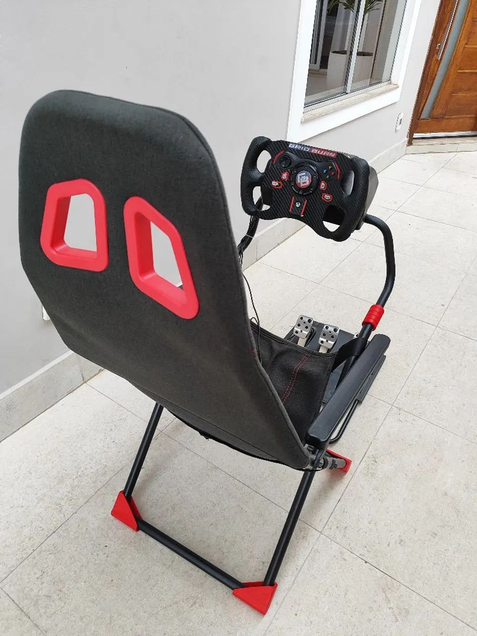 Volante Logitech G920 com cadeira. - Foto 2