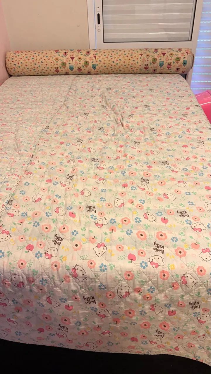 Cama solteiro viúva com baú 